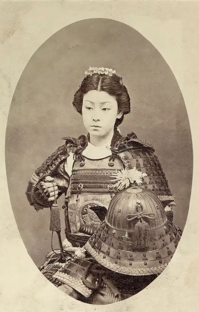 Một nữ chiến binh Samurai thời kì phong kiến của Nhật Bản.
