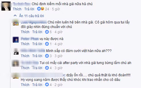 Đi ăn cưới Trấn Thành - Hari Won tại nơi sang chảnh bậc nhất TP HCM, các nghệ sĩ Việt, gồm Thu Trang - Tiến Luật, bỏ phong bì bao nhiêu tiền là điều mà nhiều người tò mò muốn biết. Về chuyện này, một người bạn tên Trung hỏi Thu Trang câu tế nhị rằng: "Lỗ 8 triệu hả?". Nữ danh hài không trả lời trực tiếp mà chỉ bấm like và viết: "Hay vậy ta" như ngỏ ý khen dự đoán đúng của Trung. Khi Trung bình luận tiếp là 'Tui biết' thì Thu Trang lại bấm like. Như vậy, Thu Trang - Tiến Luật bỏ phong bì 10 triệu đồng ở đám cưới Trấn Thành - Hari Won và có 2 triệu 'bù lỗ'.