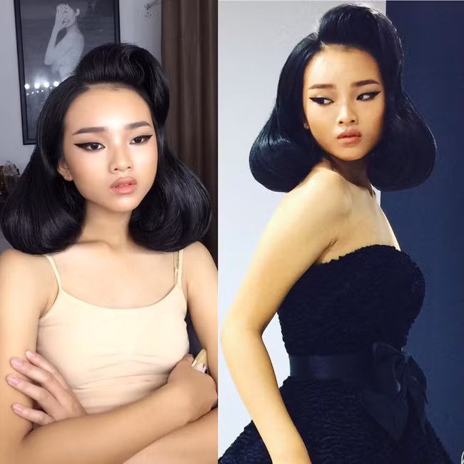  Thu Trúc - "Trò cưng" của Siêu mẫu Hoàng Yến. Nổi lên như một hiện tượng lạ của làng mốt trong thời gian vừa qua, cái tên Thu Trúc 14 tuổi với chiều cao khủng - 1m75 đã khiến giới mẫu Việt một phen "ngã ngửa". Là học trò của siêu mẫu Hoàng Yến, Thu Trúc sở hữu một sức hút khó tả trên sàn diễn khi tung những bước chân rất mạnh, dứt khoát và đầy nội lực.
