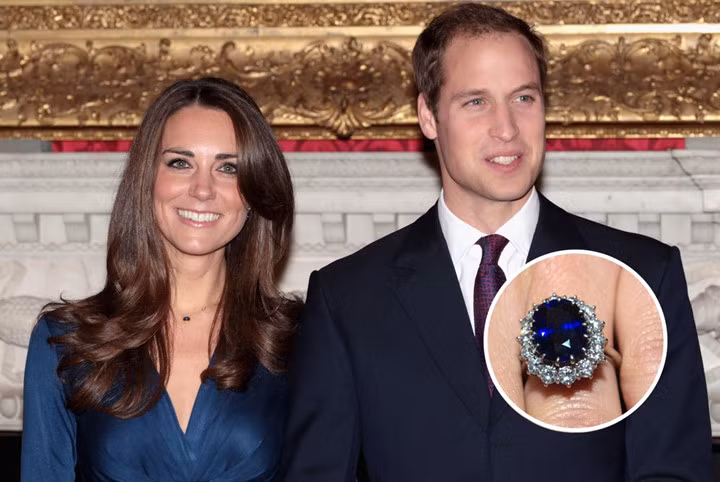 Chiếc nhẫn kim cương 12 cara được Kate Middleton "trưng diện" trong ngày tuyên bố lễ đính hôn vào hồi năm 2010 khiến nhiều người ngưỡng mộ.