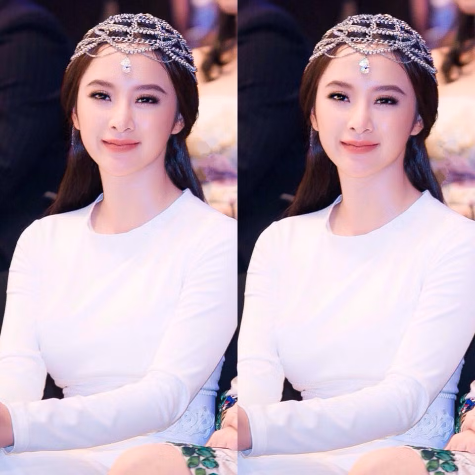 Angela Phương Trinh xinh đẹp “Do vừa kết thúc phim từ Đà lạt về là bé đi event liền nên thần sắc không được tươi lắm phải không ạ. Cả nhà thương đừng chê bé nha”.