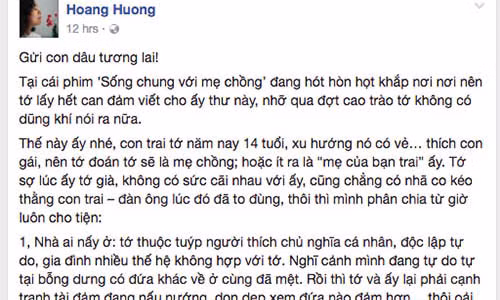 Tam thu thu vi gui con dau tuong lai