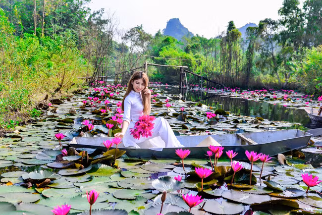 Khi tới đây, các bạn trẻ sẽ được thỏa thích chụp hình, hái hoa làm phụ kiện.