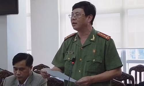 Đại tá Phùng Tấn Thành - Chánh văn phòng Công an tỉnh Lâm Đồng. Ảnh: CTV