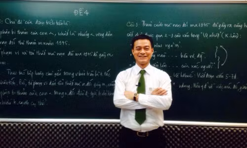 Tiến sĩ, thầy giáo Phạm Hữu Cường.