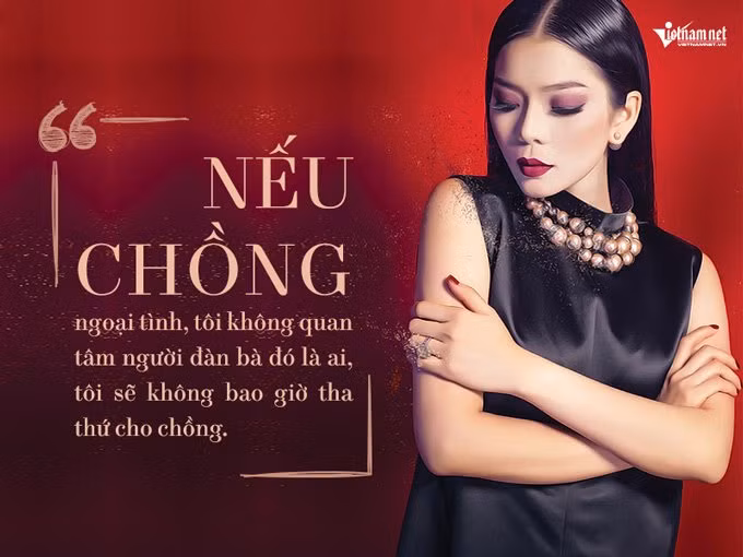 "Nếu chồng ngoại tình, tôi không quan tâm người đàn bà đó là ai, tôi sẽ không bao giờ tha thứ cho chồng", Lệ Quyên chia sẻ về chuyện người thứ ba.