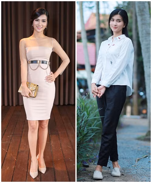"Thôn nữ" Kim Tuyến giản dị, mộc mạc khác hẳn với vẻ sang chảnh khi đi sự kiện.