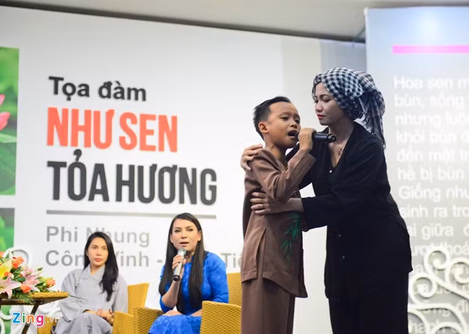 Trong chương trình, cậu bé 13 tuổi đến từ Gò Công (Tiền Giang) thể hiện ca khúc Bà Năm. Đây là bài hát giúp em giành chiến thắng thuyết phục trong chung kết Thần tượng âm nhạc Việt Nam nhí. Khi Cường hát, nhiều Phật tử rưng rưng xúc động.
