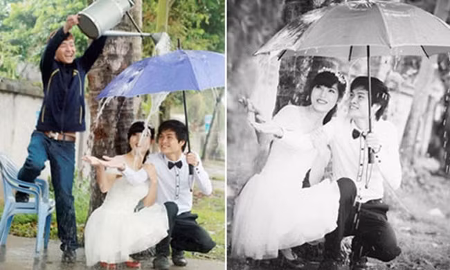 Hậu trường đằng sau bức ảnh nghệ thuật.