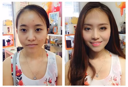 Vẻ đẹp xinh tươi, hoàn toàn mất đi những nốt mụn và quầng thâm.