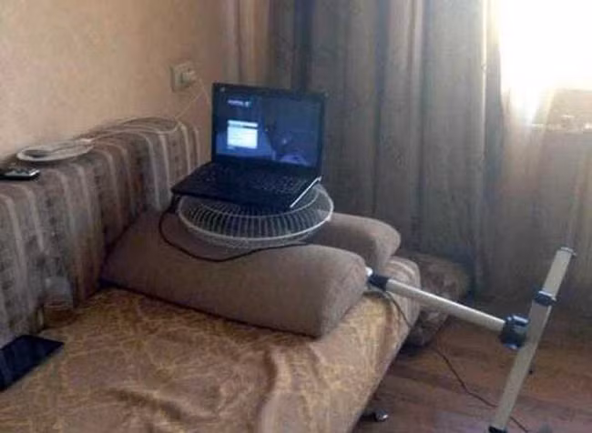 "Tản nhiệt" siêu tiện lợi là đây.