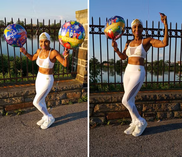 Kiên trì và không bao giờ bỏ cuộc, bà Ernestine Shepherd có cuộc sống vui tươi, khỏe mạnh mà nhiều người ở độ tuổi này ao ước. (ảnh: Facebook).
