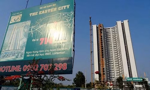 Nhiều cư dân phản ánh về tình trạng chất lượng của dự án The Easter City quá kém.