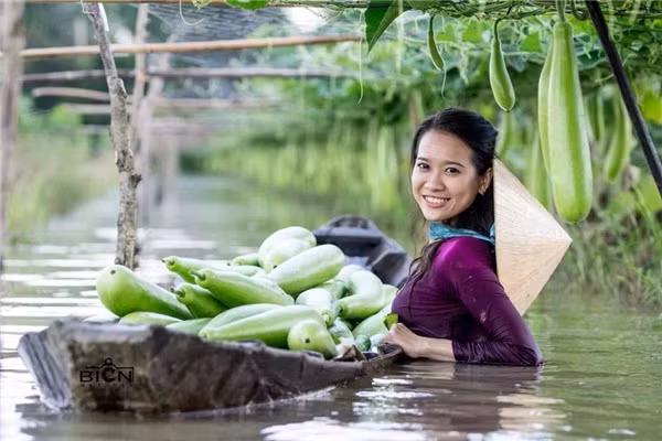 3. Nha Mân (Cao Lãnh, Đồng Tháp) Người xưa tương truyền câu nói: “Gà nào hay bằng gà Cao Lãnh, gái nào bảnh bằng gái Nha Mân” để ca ngợi vẻ đẹp nổi trội của phụ nữ nơi đây. Đến nay, vùng đất này còn truyền nhau giai thoại: vua Nguyễn Ánh bị triều Tây Sơn truy đuổi khi đi ngang qua vùng đất này, để thuyền đỡ cồng kềnh đã bỏ lại đây hàng trăm cung tần mỹ nữ. Về sau, những giai nhân này kết hôn và sinh con rồi tiếp tục duy trì vẻ đẹp qua nhiều đời sau.