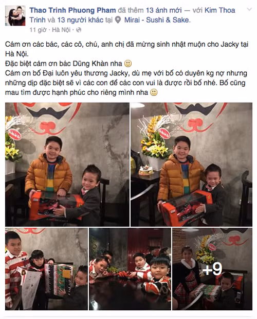 Chia sẻ đầy ẩn ý của Thanh Thảo trên trang cá nhân - Ảnh chụp màn hình facebook nhân vật.