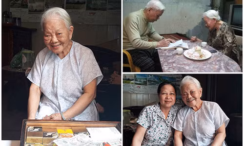 Cu ba trai long ve cuoc hon nhan 70 nam ngot ngao