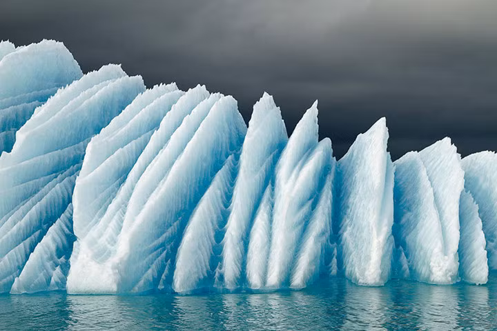 Các đầm phá sông băng Jokulsarlon ở Iceland.
