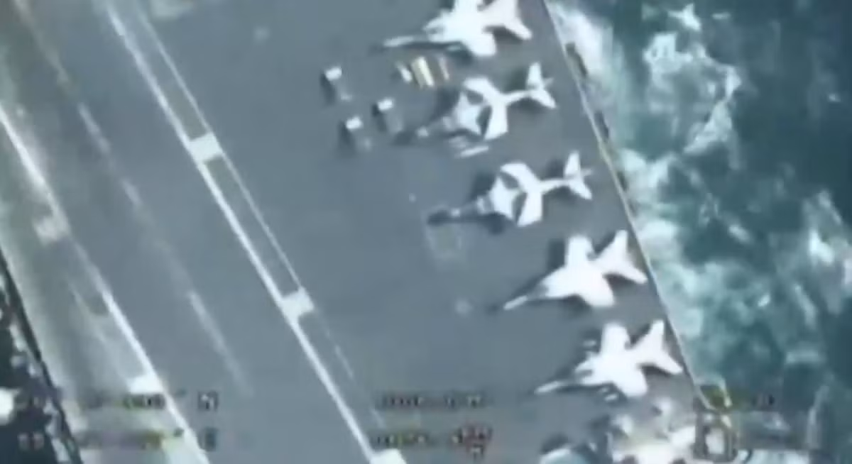 Có thể nói đây là một màn "đánh đu với tử thần" khi máy bay UAV của Iran có thể bị phía Mỹ bắn hạ bất cứ lúc nào. Việc bay ngay phía trên tàu sân bay, đã vi phạm nghiêm trọng khoảng cách an toàn mà hải quân Mỹ đặt ra trước đó.