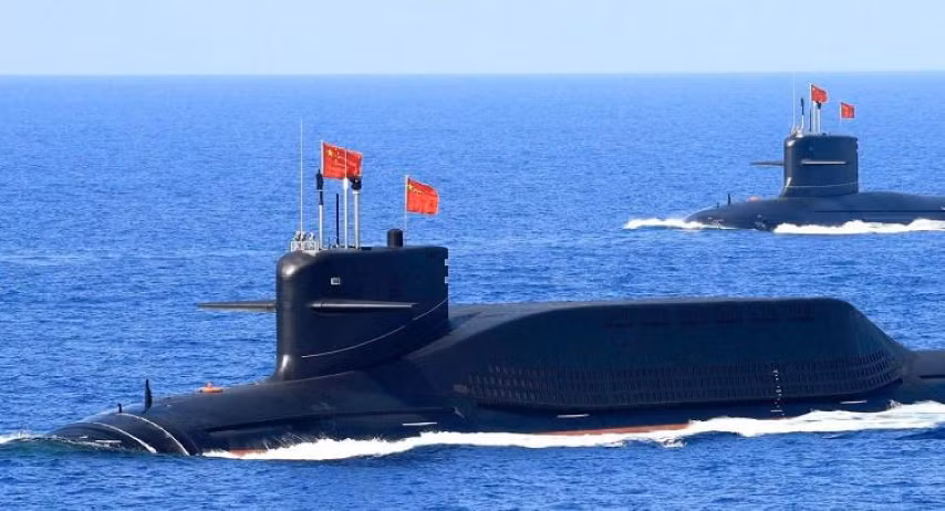 Hải quân Trung Quốc hồi tháng 4-2021 biên chế tàu ngầm Type-094A, được cho là mang tên lửa đạn đạo JL-3.