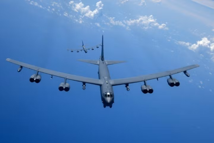 Theo nhiều nguồn tin của của Avia, các máy bay này bao gồm hai máy bay ném bom chiến lược B-52 và một máy bay ném bom chiến lược B-2 Spirit.