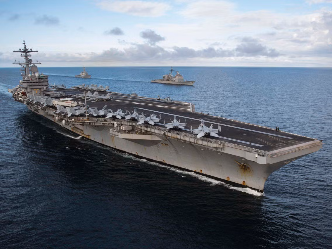Giới chức quân sự Nga đang mô phỏng tình huống tàu sân bay của các nước NATO mà cụ thể là Mỹ bị tấn công từ trên không bằng tên lửa siêu thanh Kh-47M2 phóng đi từ tiêm kích MiG-31K.