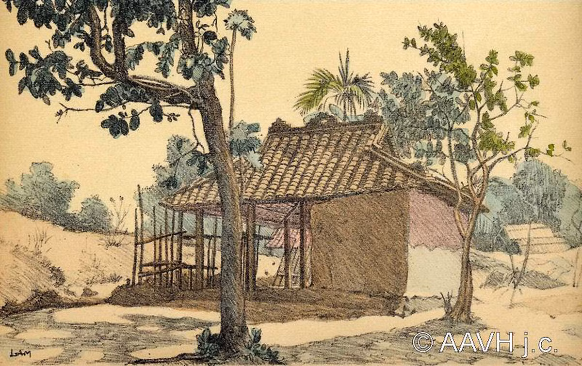 Một đền miếu ở Phú Lâm.