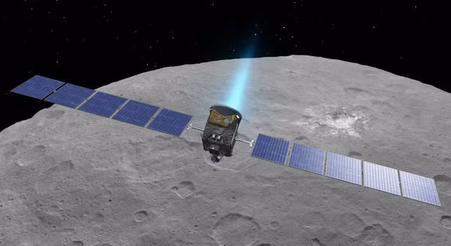 Sứ mệnh Dawn của NASA đã cung cấp nhiều thông tin quý giá về Ceres. Tàu vũ trụ này đã phát hiện ra rằng Ceres có thể có một đại dương nước lỏng dưới bề mặt, một phát hiện gây chấn động trong cộng đồng khoa học. (Ảnh: Solar System Exploration)