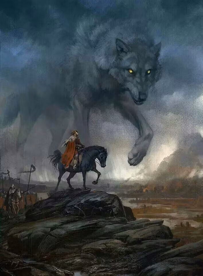  Sói khổng lồ Fenrir là một sinh vật đáng sợ trong thần thoại Bắc Âu. Nó được miêu tả là con trai của thần Loki và là cháu nội của thần Odin.