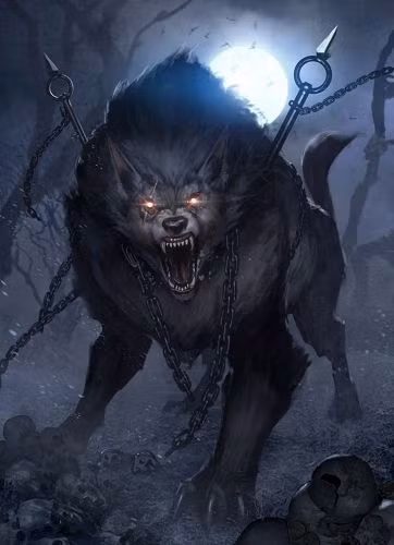 Kể từ đó, sói khổng lồ Fenrir tấn công vùng đất của các vị thần và điên cuồng cắn xé, nuốt chửng bất cứ thứ gì cản đường.
