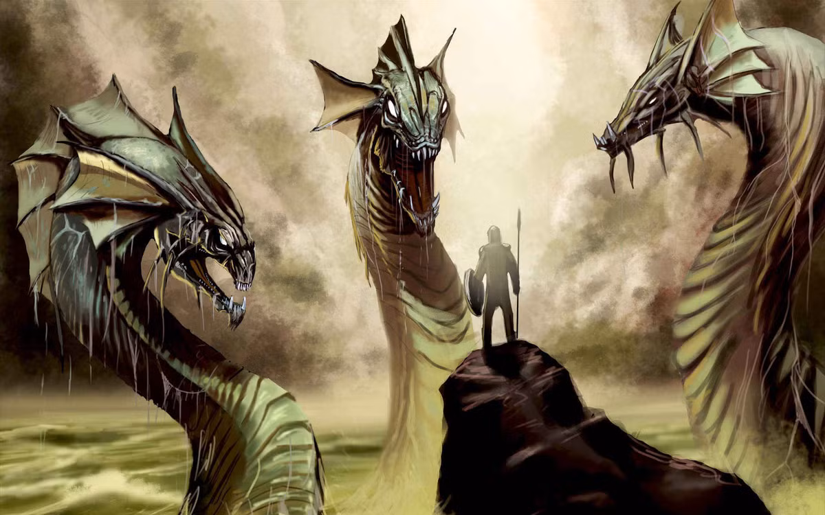 Rắn 9 đầu Hydra còn có máu độc, hơi thở hôi thối có khả năng đoạt mạng người. Đuôi của nó khá dài và khỏe. Do vậy, Hydra sử dụng chiếc đuôi khỏe này để quật nát và dọn sạch bất cứ chướng ngại nào trên đường đi.