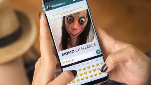 Quái vật Momo gây chú ý với diện mạo của một phụ nữ đầu người mình gà có mái tóc đen, làn da nhợt nhạt, mắt lồi to và hướng dẫn người dùng cách tự làm hại bản thân. Sự việc này khiến không ít trẻ em bị ám ảnh, giật mình, sợ hãi, không dám ở một mình, thậm chí là trầm cảm.
