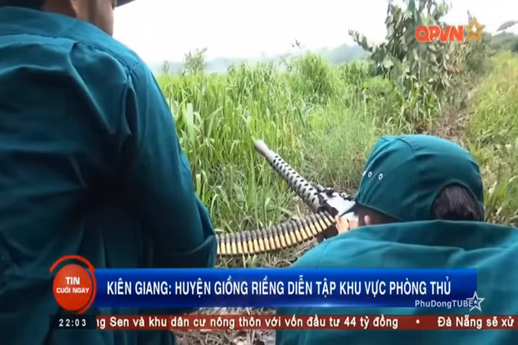 Sự xuất hiện của M1919 Browning trong diễn tập khu vực phòng thủ 2018 tại Kiên Giang một lần nữa cho thấy khả năng làm chủ vũ khí trang bị của Lực lượng Vũ trang Nhân dân Việt Nam, không chỉ trong các đơn vị chính quy mà còn cả lực lượng Dân quân Tự vệ. Nguồn ảnh: QPVN.