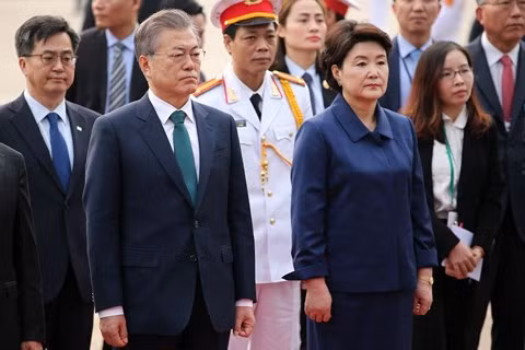 Phu nhân Tổng thống Hàn Quốc.