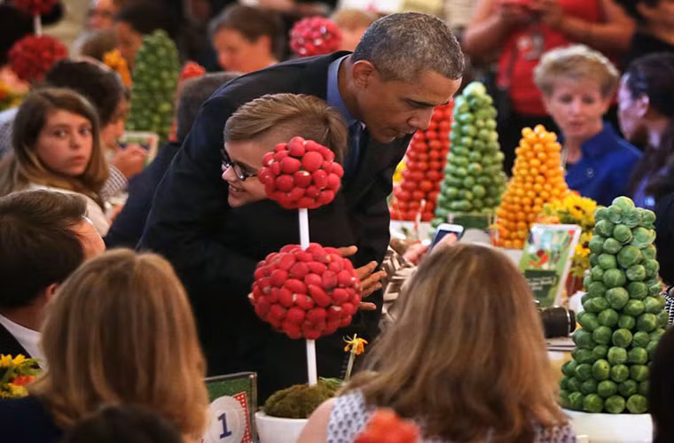 Cựu Tổng thống Mỹ Obama thường khuyến khích việc nấu những món ăn bổ dưỡng, tốt cho sức khỏe trong các sự kiện của Nhà Trắng.