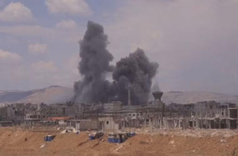 Lực lượng chính phủ Damascus được cho là đã giành được quyền kiểm soát một số khu vực ở Hajar Al-Aswad sau cuộc giao tranh ác liệt với các phần tử khủng bố. Ảnh: AMN.