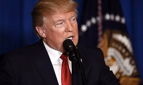 Tổng thống Mỹ Donald Trump. Ảnh: AP.
