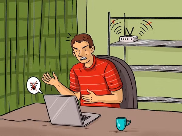 Kim loại là chất dẫn điện, có nghĩa nó hấp thụ điện. Vì router WiFi giải phóng sóng điện từ nên gặp kim loại trong nhà sẽ ngăn sóng lan rộng. Nếu bạn muốn kết nối internet không gặp sự cố, thì cần phải đặt router cách xa đồ vật bằng kim loại.