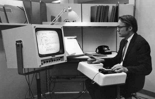 Màn hình desktop, bàn phím và chuột trong quá khứ (1968)