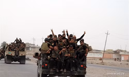 Các lực lượng an ninh Iraq đã giành lại quyền kiểm soát tòa nhà Đài truyền hình nhà nước sau khi tái chiếm một quận ở phía đông thành phố Mosul hôm 1/11.