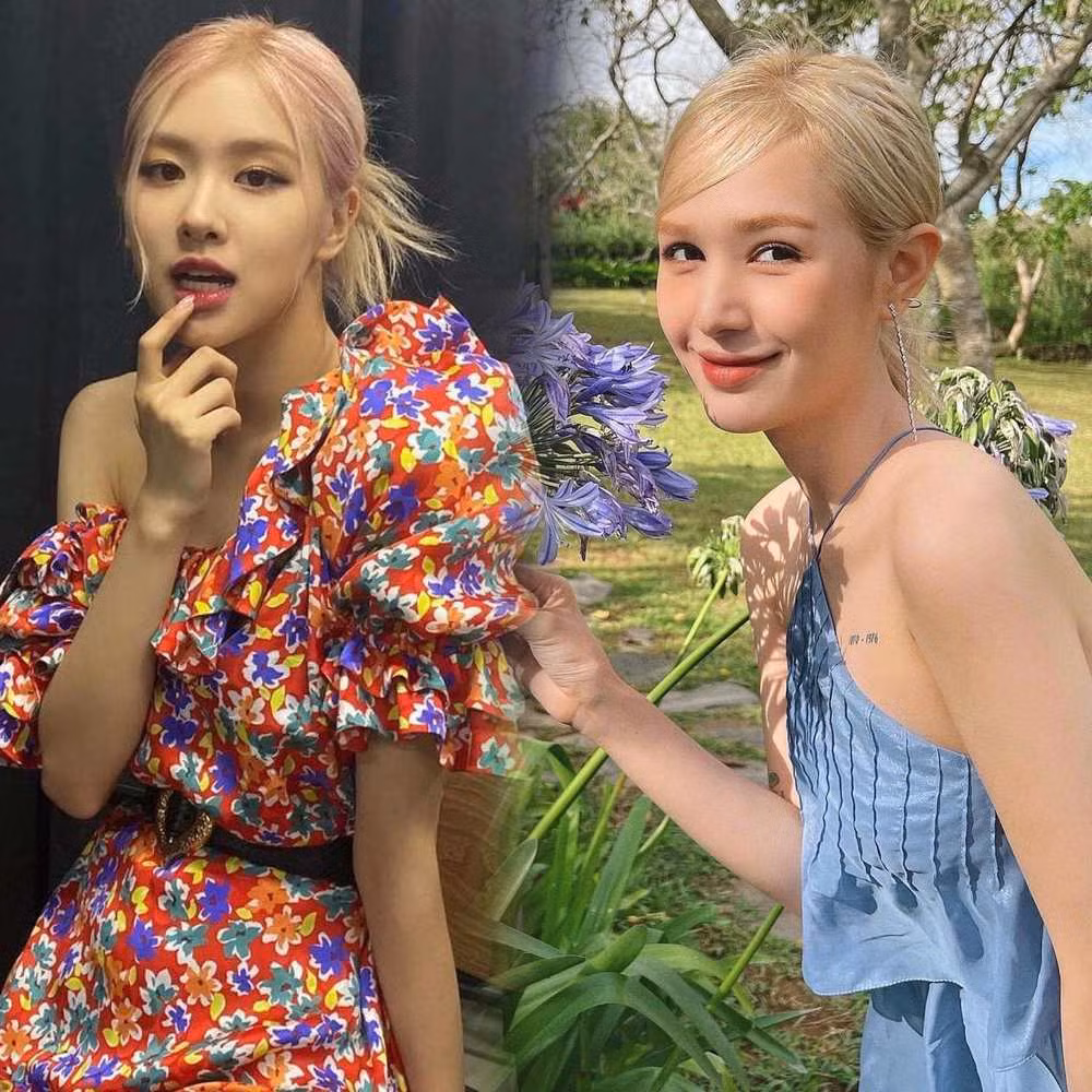 Điều đáng nói là hình ảnh mới của Xoài Non khiến cư dân mạng liên tưởng đến Rosé (BLACKPINK).