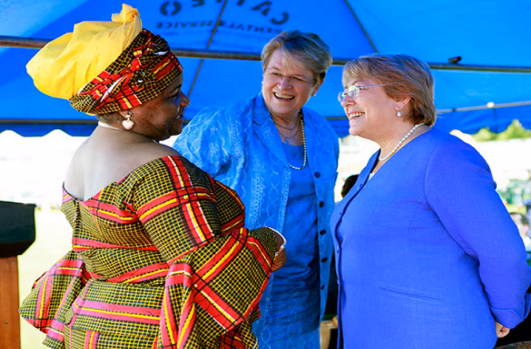 Bà Bachelet đã tới thăm đất nước Liberia nhân dịp kỷ niệm 100 năm ngày Quốc tế phụ nữ hôm 8/3/2011. Ảnh: Flickr.