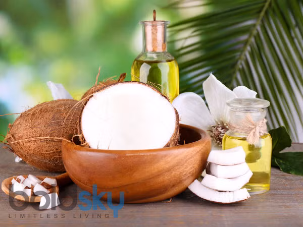 Dầu dừa: Đây là một trong những thảo dược cực kỳ tốt cho da và rất “đa-zi-năng” trong việc làm đẹp. Dầu dừa có thể loại bỏ ngay lập tức đường viền mắt, mascara, phấn mắt và má hồng khi dùng để tẩy trang. 