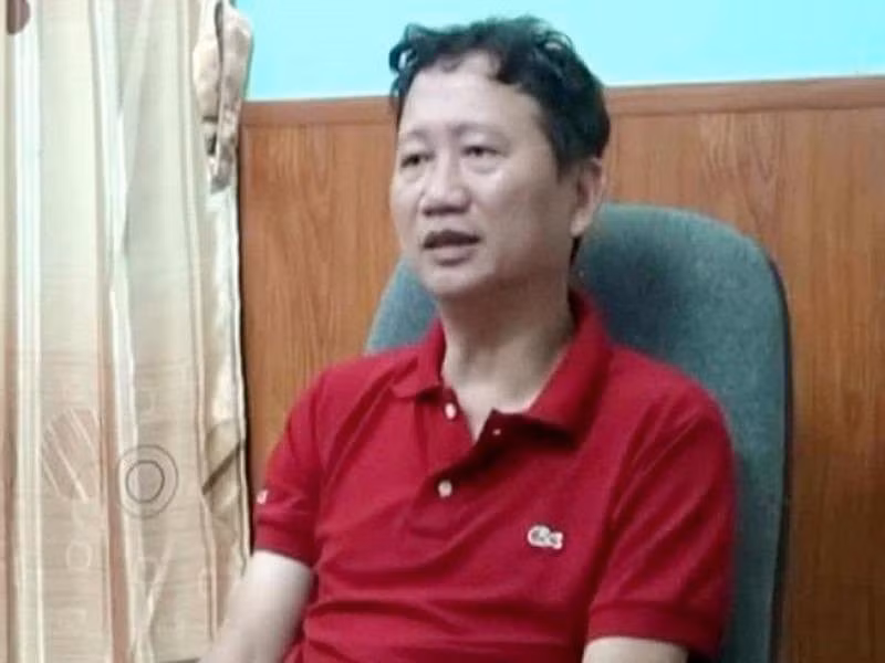Bị can Trịnh Xuân Thanh.