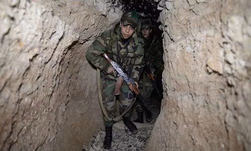 Quan doi Syria pha huy duong ham khung bo o Damascus