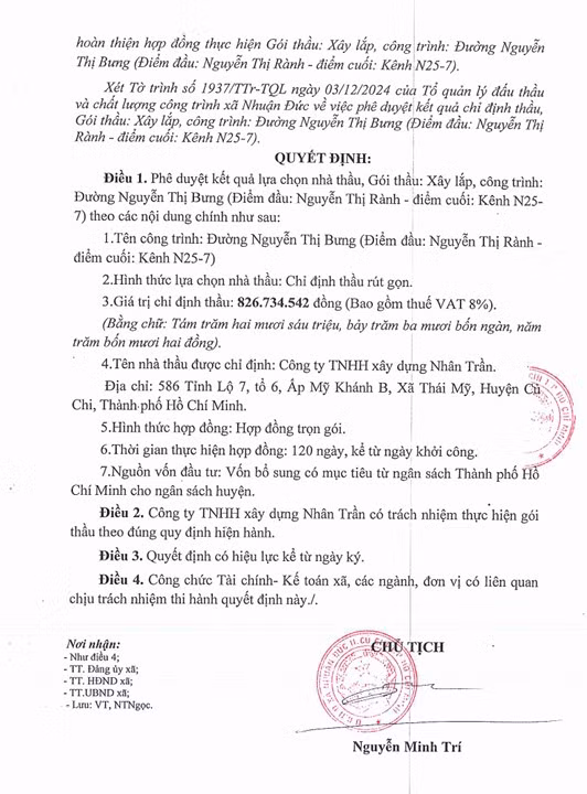 TP HCM: Cty Nhân Trần trúng gói thầu xây lắp hơn 3 tỷ tại Củ Chi - Hình 6 TP HCM: Cty Nhan Tran trung goi thau xay lap hon 3 ty tai Cu Chi-Hinh-6