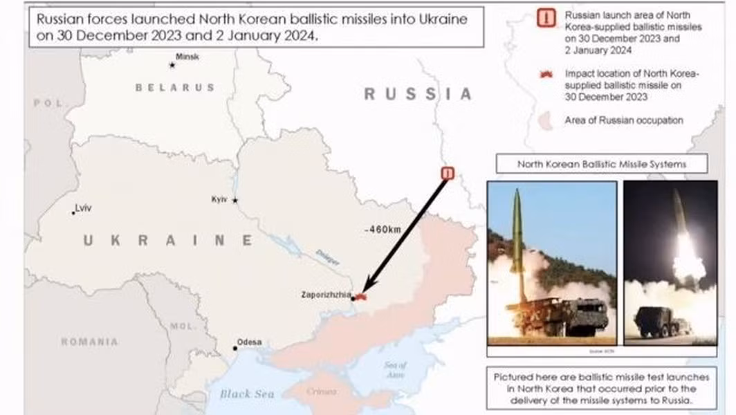 Những tên lửa nói trên được cho là phóng từ các khu vực phía Tây của Nga - Belgorod, Voronezh và Kursk.