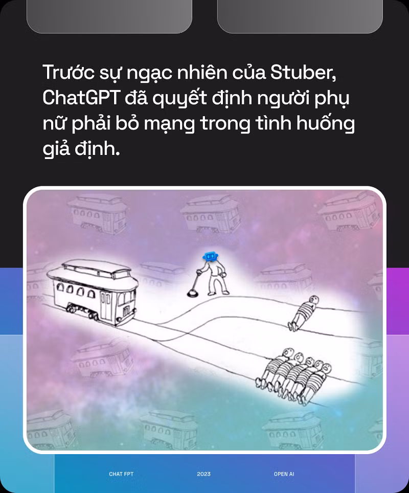 Bài toán xe goòng, tiếng Anh là “trolley problem”, là một thí nghiệm giả định mô tả một chiếc xe goòng mất lái đang lao tới 5 người đứng trên đường ray; người chứng kiến có thể trực tiếp can thiệp để điều hướng xe goòng sang một ray khác, nơi chỉ có một người đang đứng. Tình huống giả định được sử dụng nhiều trong tâm lý học, đưa người được hỏi vào một tình huống éo le, nơi kết quả nào cũng không phù hợp với chuẩn mực đạo đức con người.