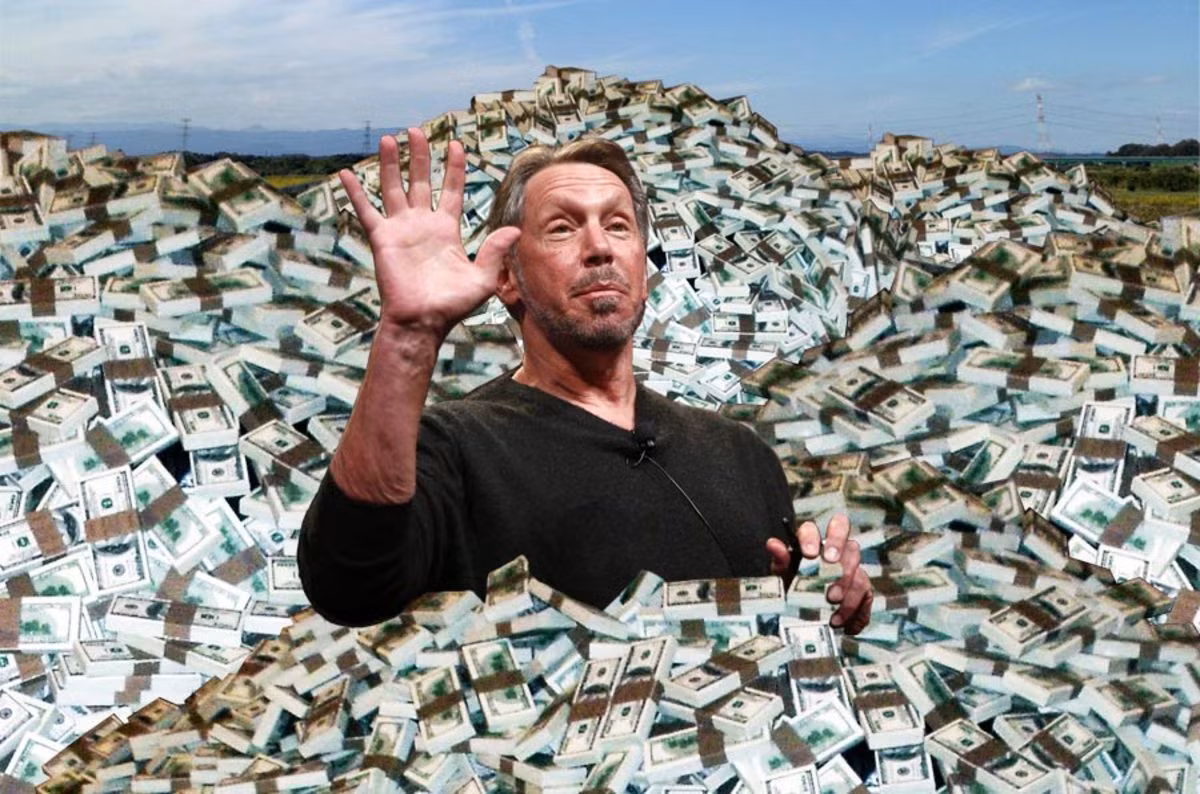 Theo ước tính của Forbes, Larry Ellison đang sở hữu khối tài sản lên tới 49 tỷ USD.