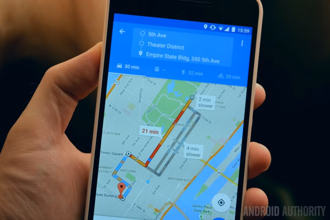 Wi-Fi sử dụng vị trí các mạng lân cận để hỗ trợ định vị.(Ảnh: Android Authority)