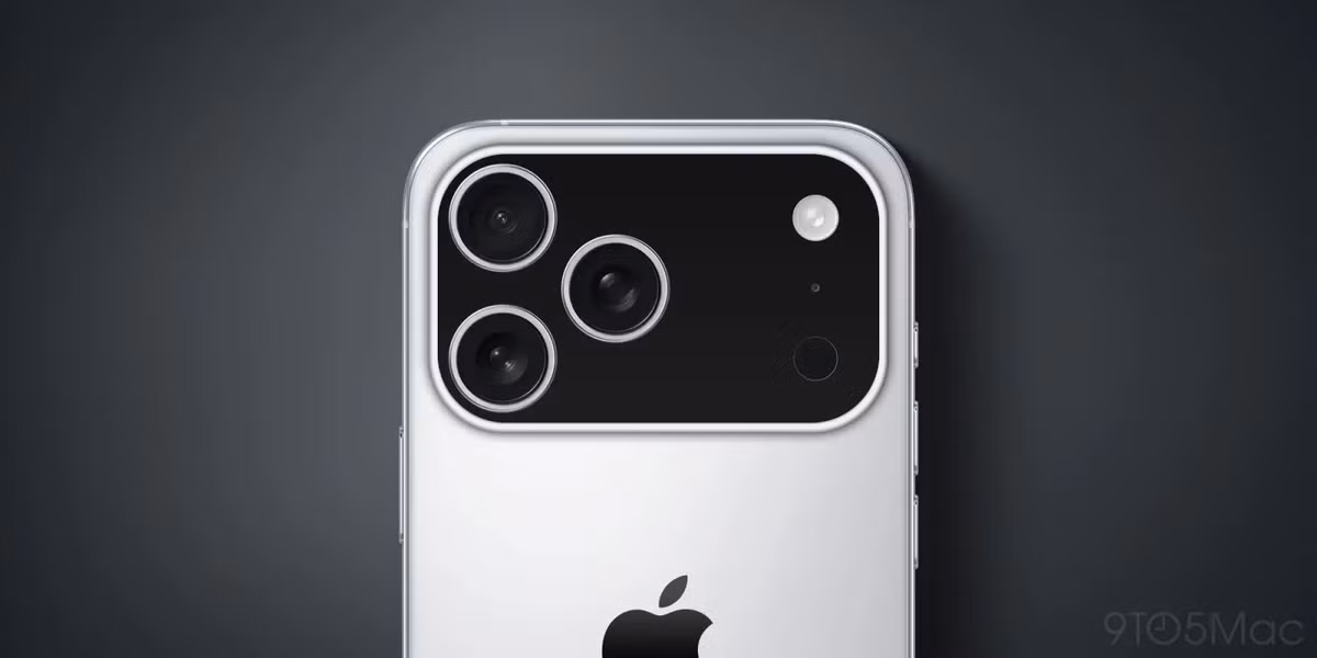 So với thiết kế camera vuông truyền thống, kiểu dáng mới có thể tăng tính thẩm mỹ nhưng gây tranh cãi về thực tiễn sử dụng. (Ảnh: 9to5Mac)